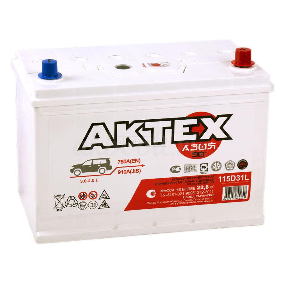АKTEX Asia 90 А/ч  п.п. АТА 90-3-L ток 780