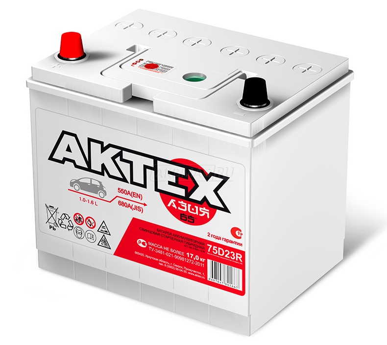 АKTEX Asia 65 А/ч  п.п.