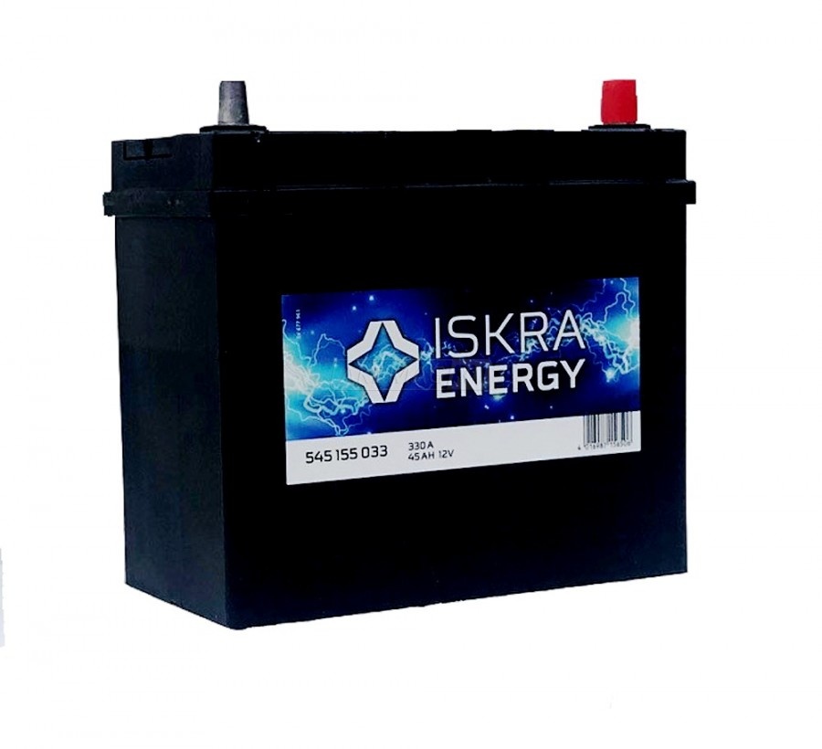 ISKRA ENERGY 6СТ-45.0 (545 155 033) яп.ст./тонк.кл.