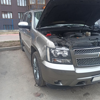 Замена аккумулятора на Chevrolet Tahoe III 2007 - 2014 4.8 (295 л.с.) Замена аккумулятора на Chevrolet Tahoe III 2007 - 2014 4.8 (295 л.с.)
