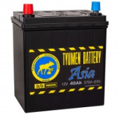 Аккумулятор Тюмень Asia 40L (с переходниками) 40Ач 370А прям. пол. Аккумулятор Тюмень Asia 40L (с переходниками) 40Ач 370А прям. пол.
